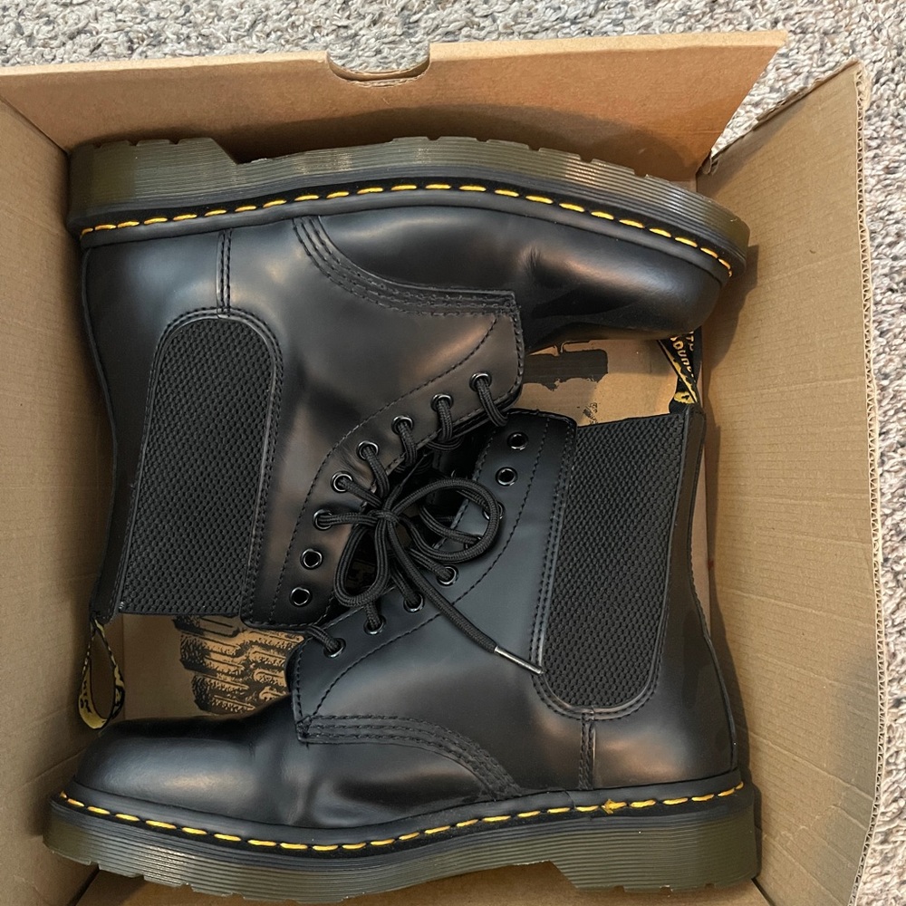 Dr. Martens Black Combat Boots